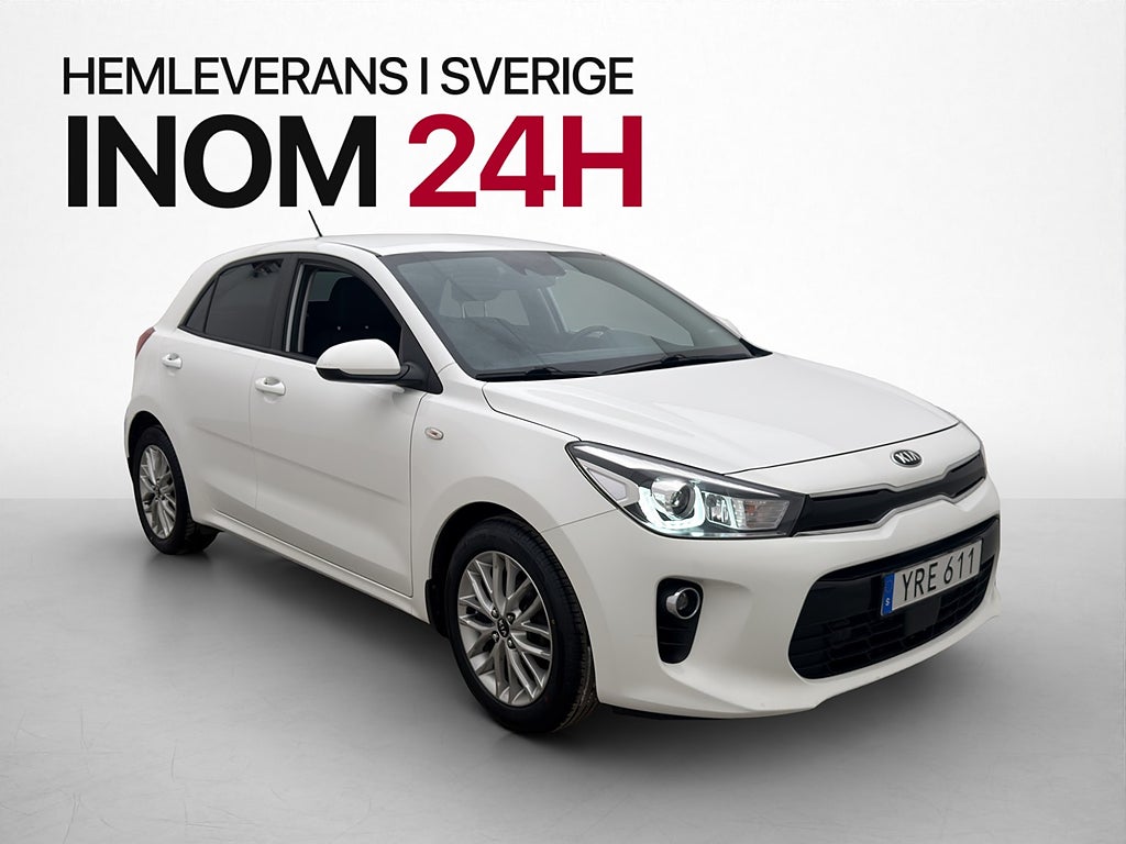 Kia Rio 1.2 CVVT Kamera Rattvärme CarPlay 84hk