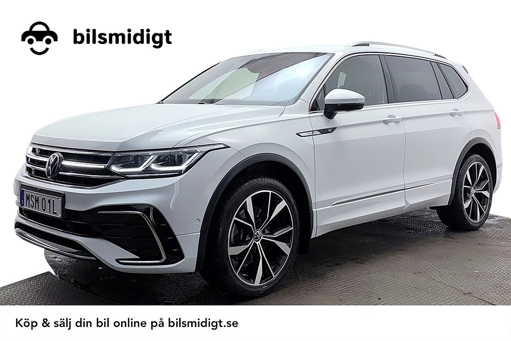 Volkswagen Tiguan Allspace 7sits 2.0 TDI 4M R-Line Drag 360° Värmare H/K *SE SPEC*