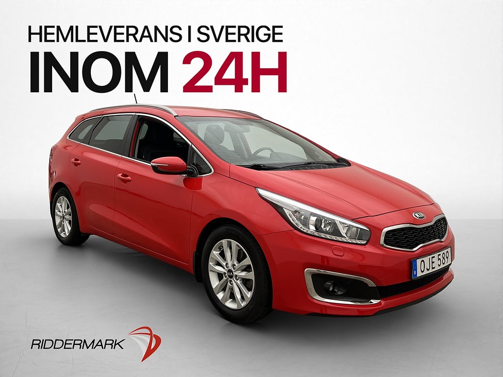 Kia Ceed SW 1.6 GDI 135hk Navi Kamera Bluetooth Farthållare