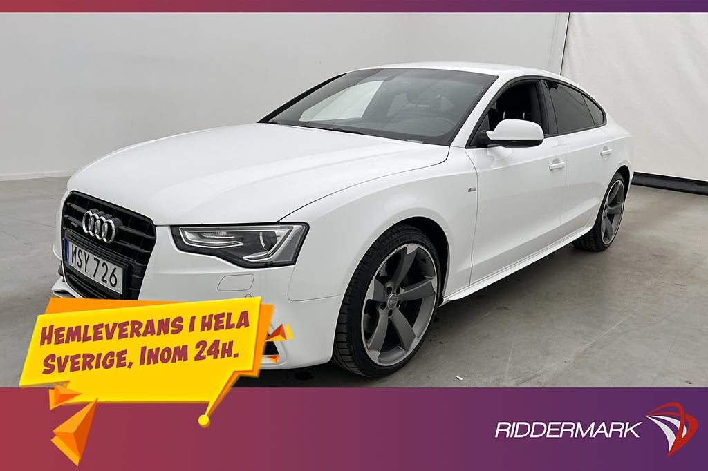 Audi A5 SB 2.0 TFSI 225hk Quattro S Line Navi Drag