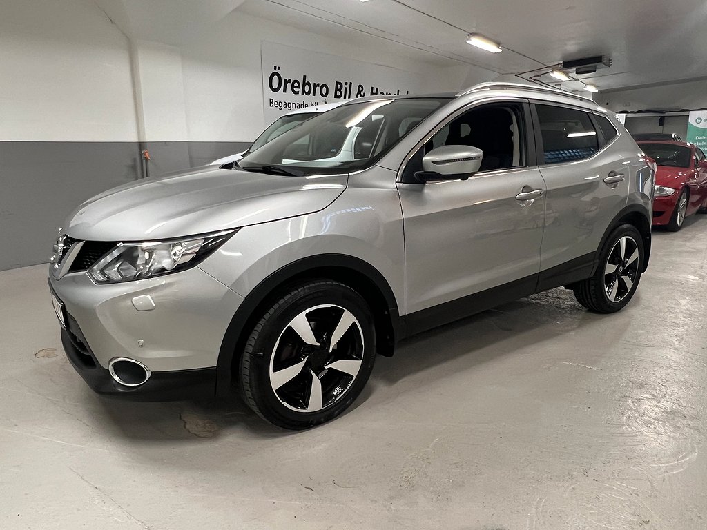 Nissan Qashqai 1.2 DIG-T Eu6 Design Pamorama 360 1ägare Navi