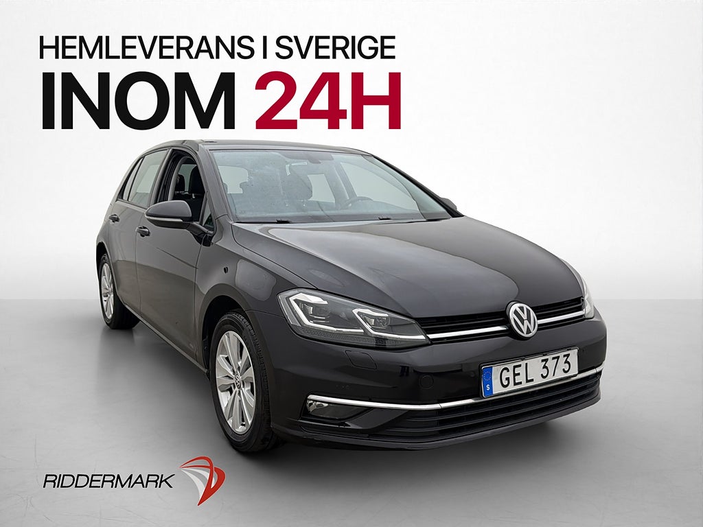 Volkswagen Golf 1.0 TSI Dragkrok Kamera Adaptiv-Fart CarPlay