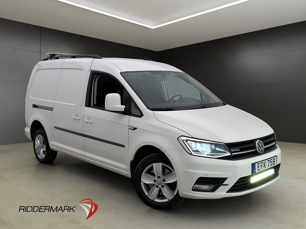 Volkswagen Caddy Maxi 4M Värm Drag Kamera V-Inr CARPLAY Moms
