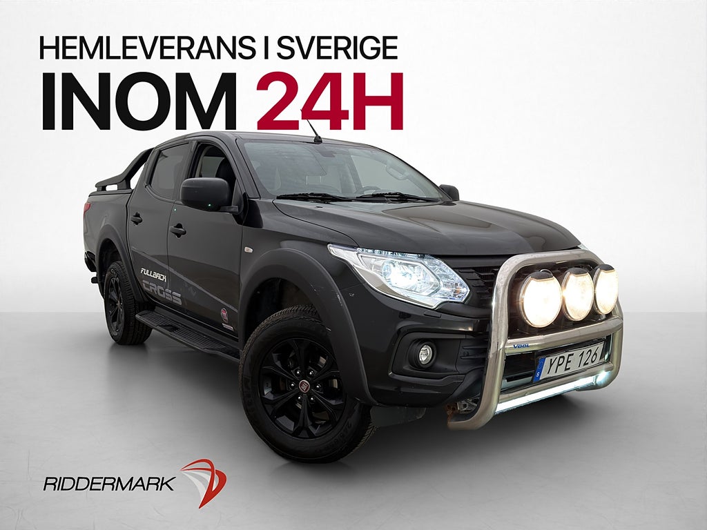 Fiat Fullback Cross 4x4 181hk Värmare Drag Diff Skinn Moms