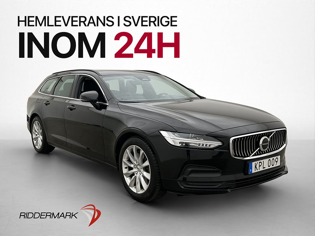 Volvo V90 B4 197hk Momentum Advanced Värmare Skinn Kamera