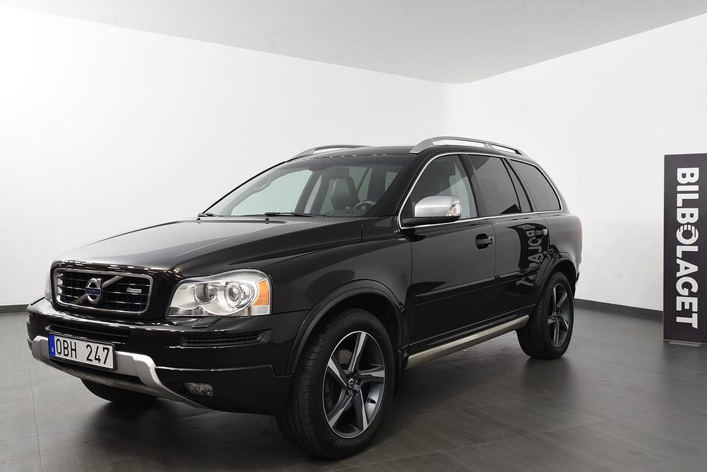 Volvo XC90 D5 R-Design 7-säten / Teknikpaket / VOC / Taklucka / Tonade sido