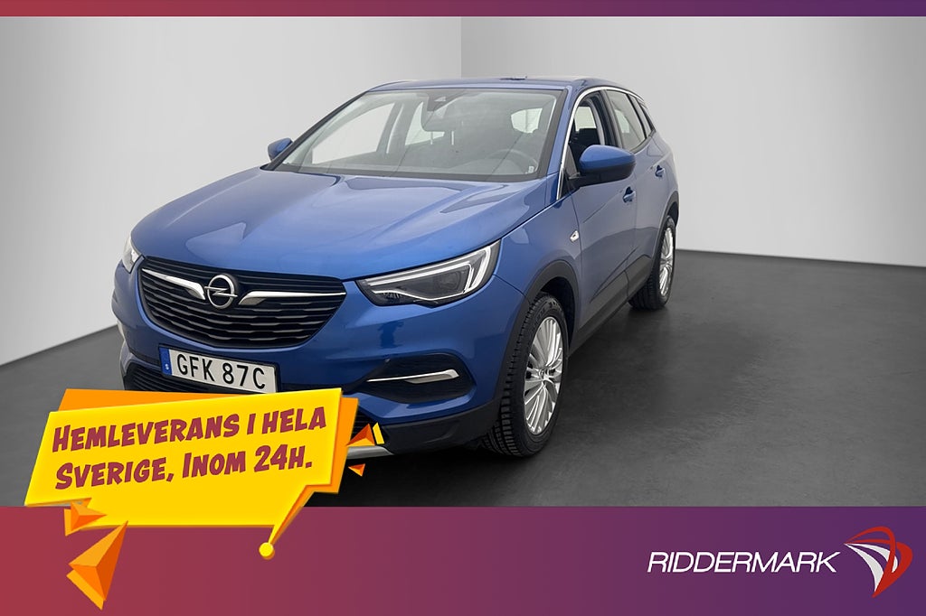 Opel Grandland X 1.2 Turbo Dynamic Dragkrok Sensorer CarPlay