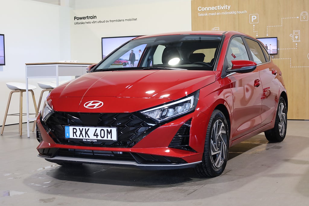 Hyundai i20 1.0 T-GDI AUT Advanced Kamera CarPlay Rattvärme Leasbar 2026