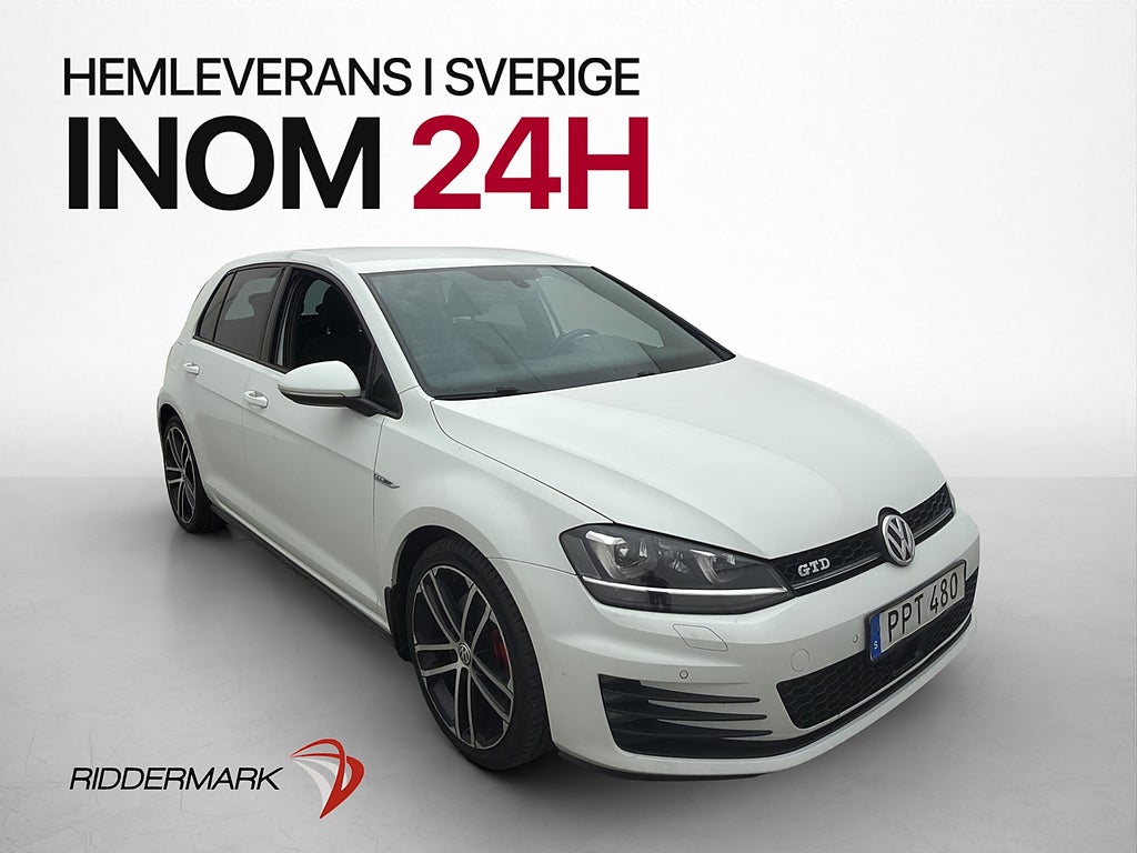 Volkswagen Golf 2.0 TDI GTD Kamera Dynaudio CarPlay 184hk