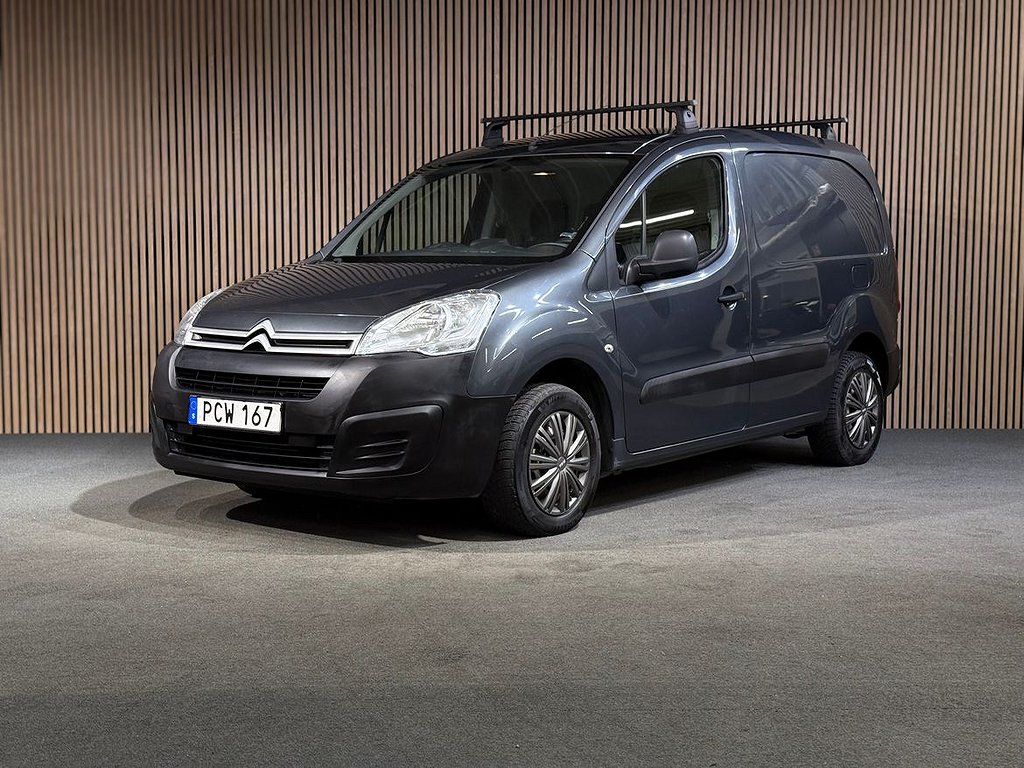 Citroën Berlingo Van 1,6 HDI Pro I Leasbar I 3-sits I Drag I 6115 mil I Ny k-rem 