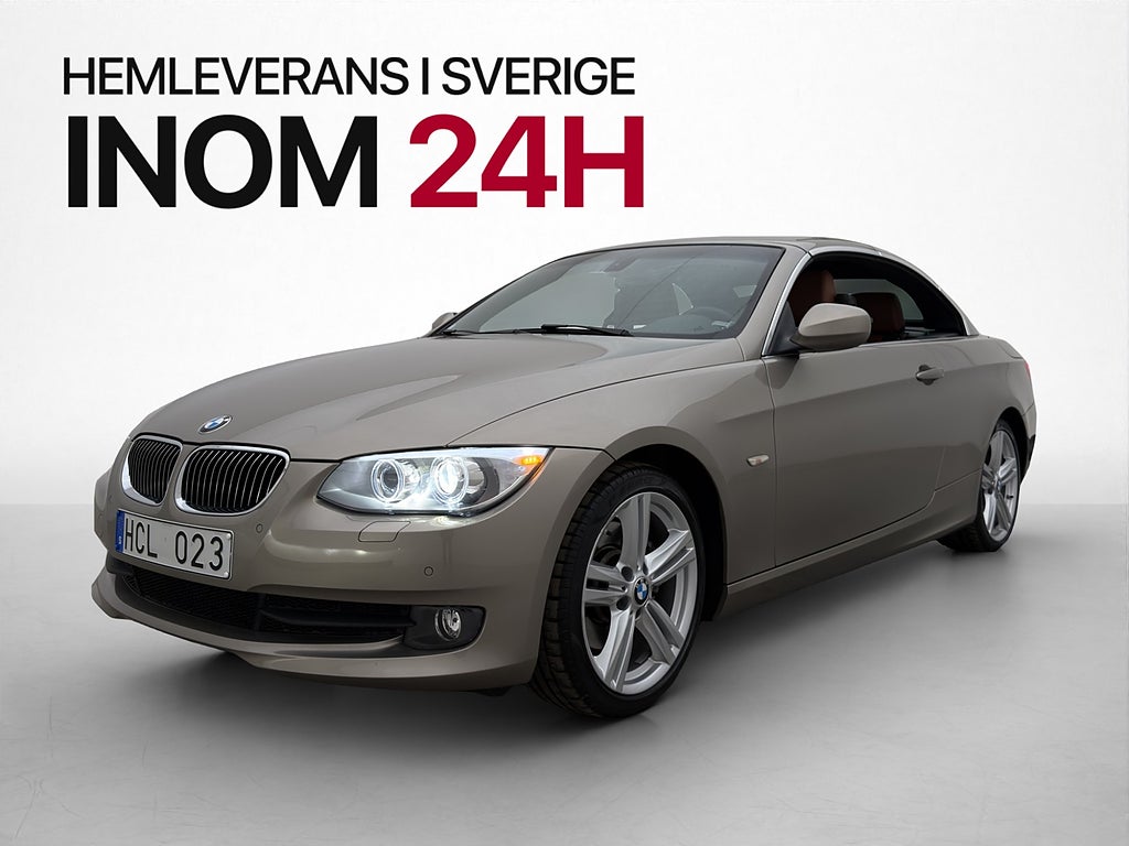 BMW 330 i Convertible Comfort Skinn Sensorer Tre-Brukare