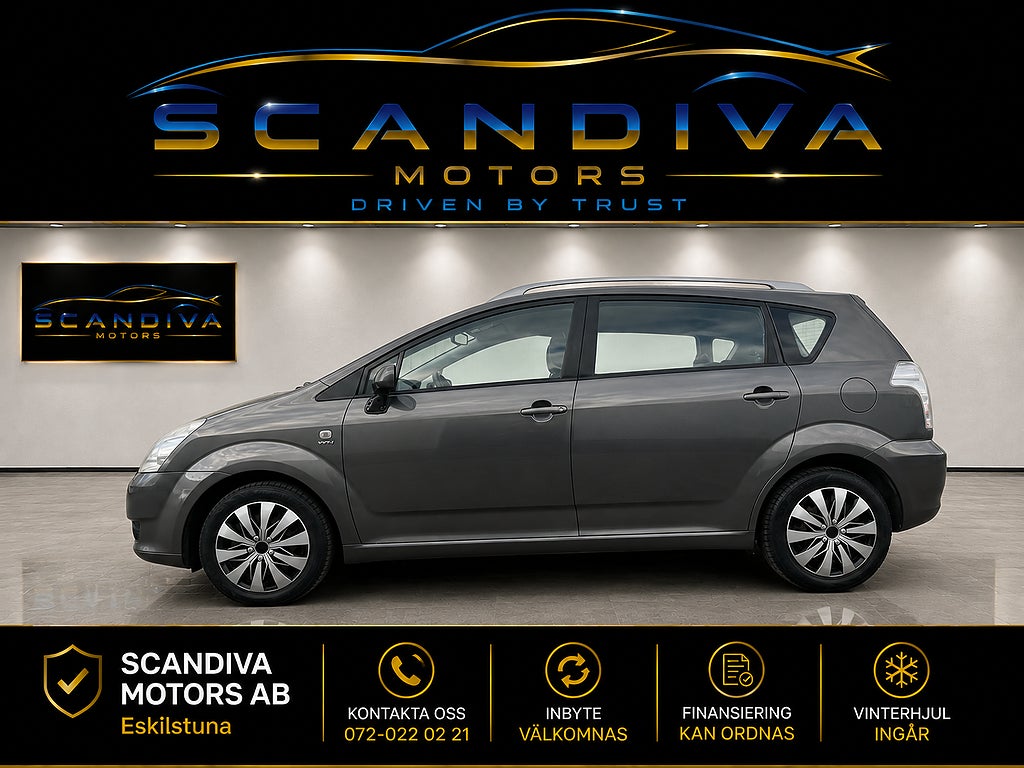 Toyota Corolla Verso Toyota Corolla Verso 1.8 /Nyservad/ 7-sits/Nybesiktigad