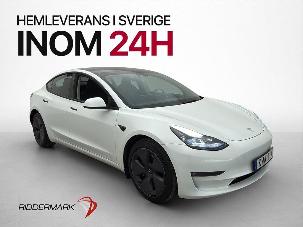 Tesla Model 3 Long Range AWD En-brukare AP Svensksåld MOMS