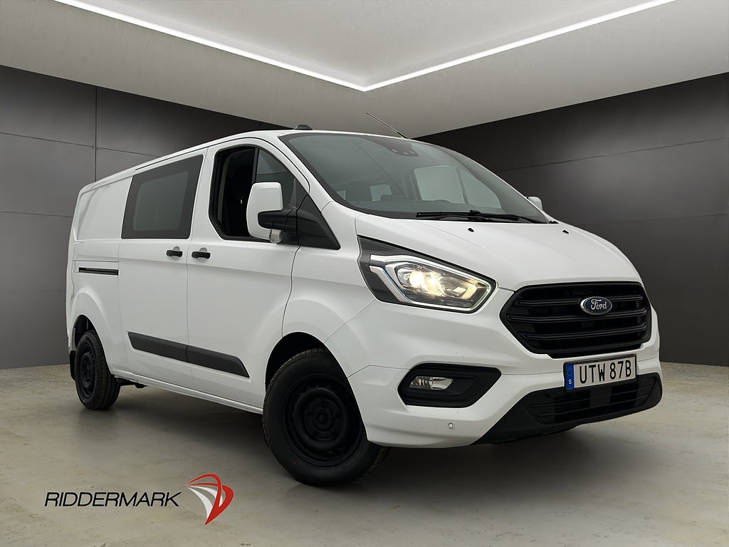 Ford transit-custom CrewVan L2 Värm Dragkrok B-Kamera 6-Sits