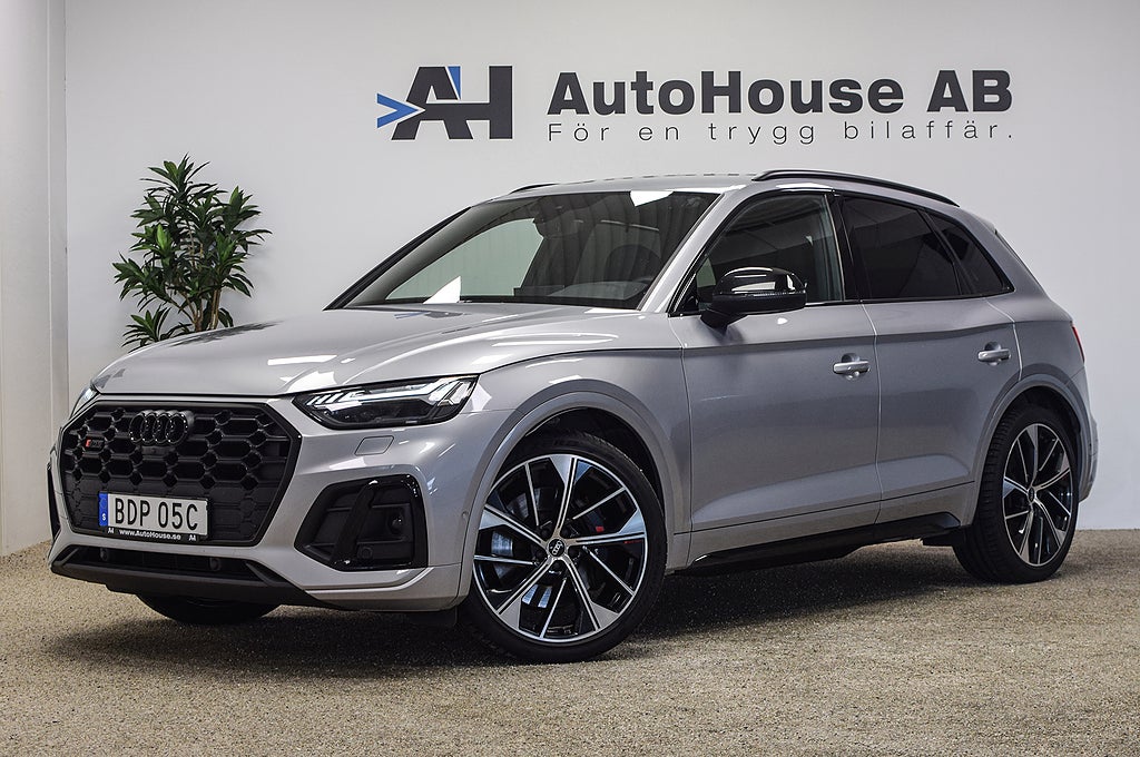 Audi SQ5 TDI 341HK Luftfjädring Värmare Drag B&O 360 Cockpit