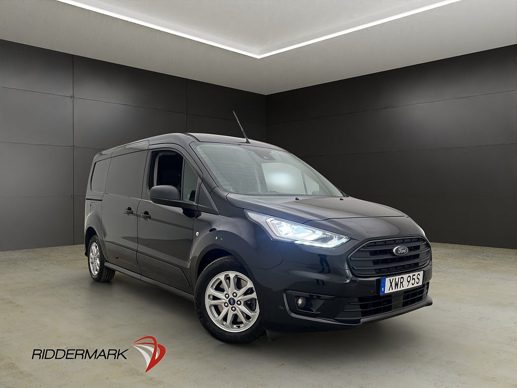 Ford Transit Connect LWB Värm Drag B-Kamera CARPLAY Moms