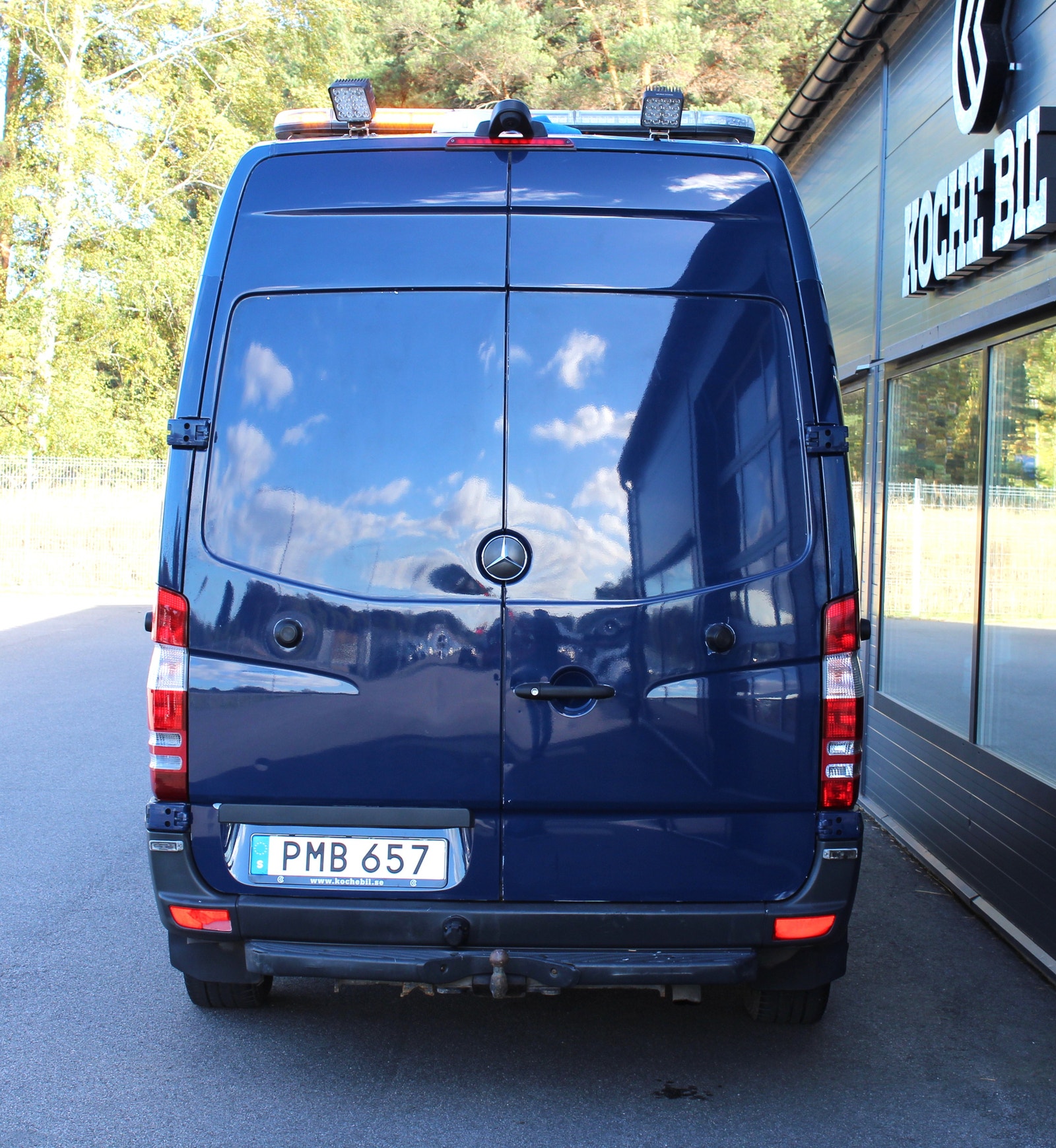 Mercedes-Benz Sprinter 316 156HK, Servicebil, Drag, Värmare, Elverk, S&V-hjul 2018 - miniatyr 9