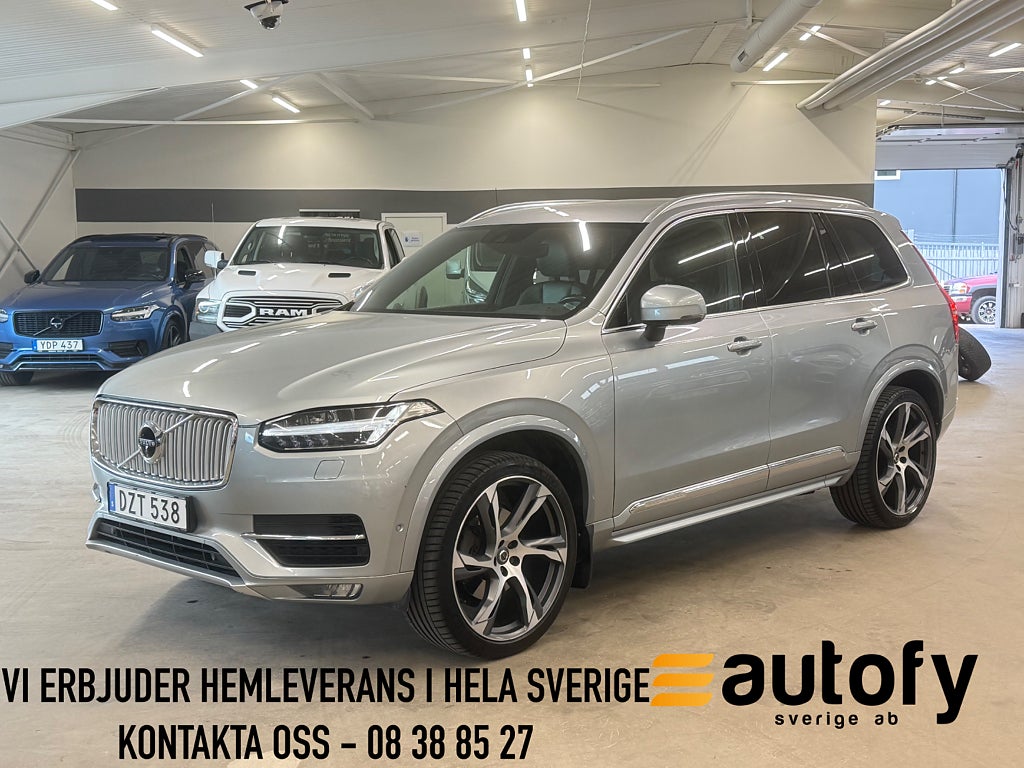 Volvo XC90 D5 AWD 7-SITS INSCRIPTION 22-TUM 360-KAM DRAG EU6