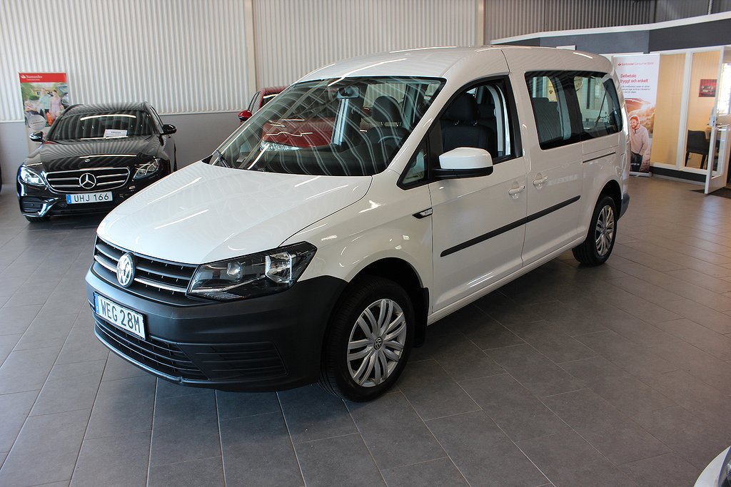 Volkswagen Caddy Maxi Life 1.4 TSI DSG 7-sits Värmare V-Hjul 