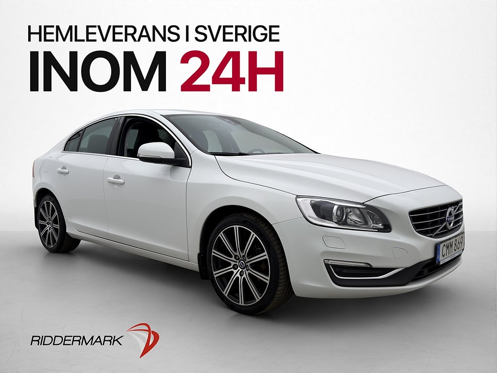 Volvo S60 D3 Momentum VOC Värmare Kamera Halvskinn Rattvärme