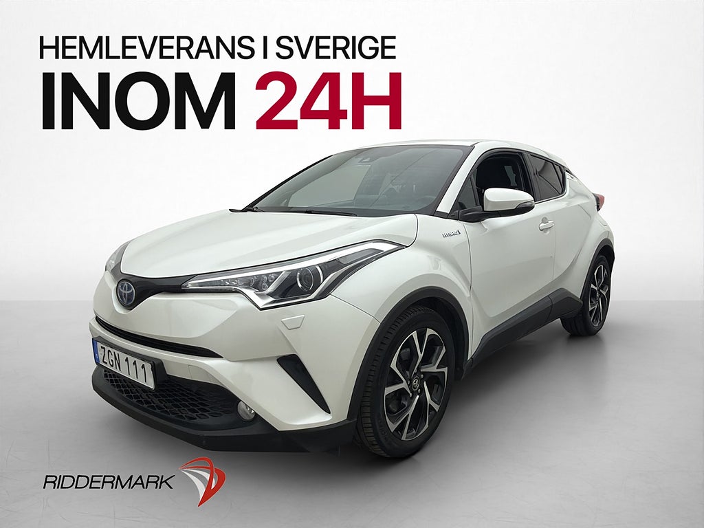 Toyota C-HR Hybrid M&K-Värmare JBL Adaptiv Backkamera Skinn