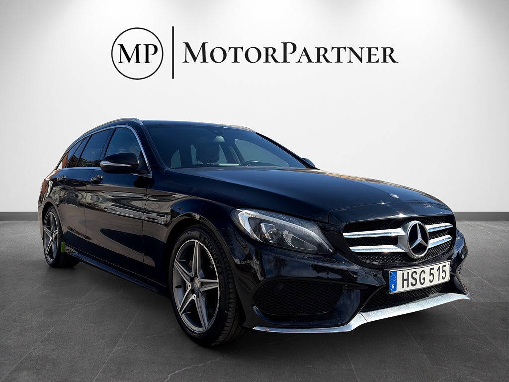 Mercedes-Benz C 220 T d BlueTEC AMG Line Panorama Skinn Euro 6