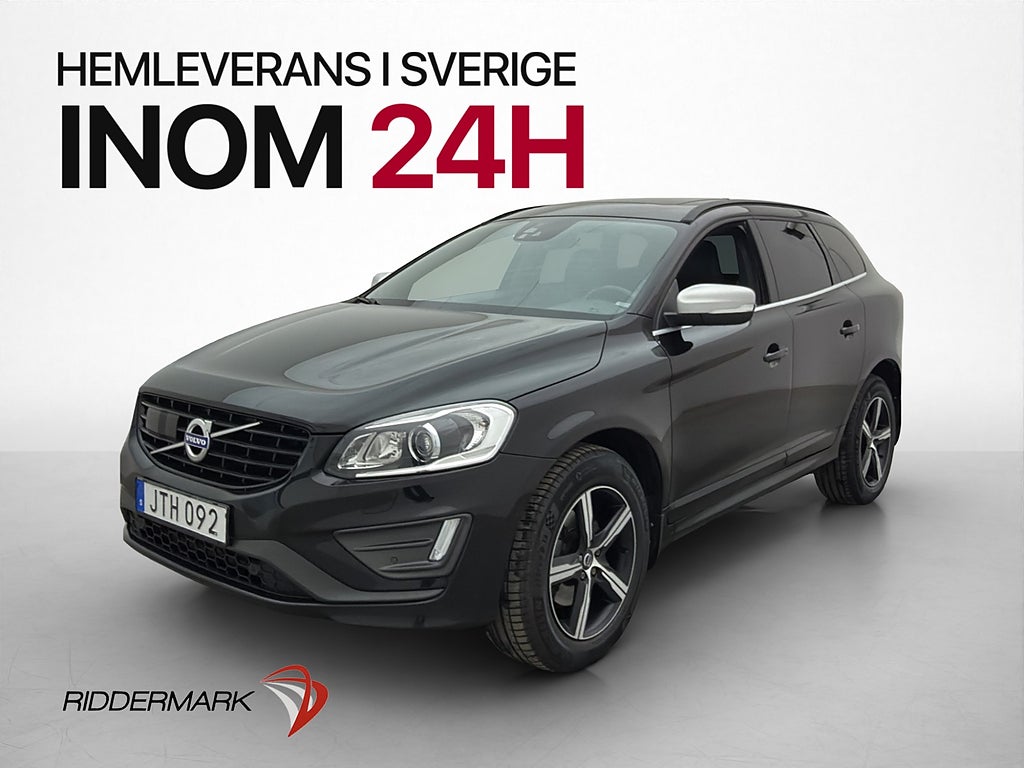 Volvo XC60 D4 AWD Classic R-Design Pano Värmare Drag En-Bruk