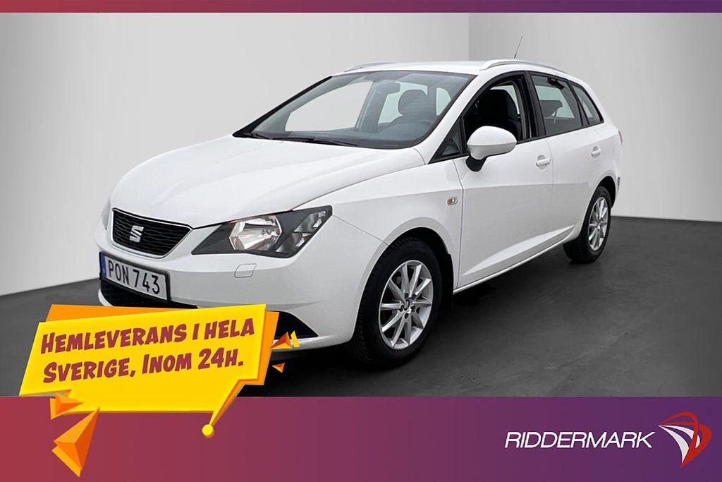 Seat Ibiza ST 1.0 EcoTSI 95hk Style P-Sernsorer Farthållare