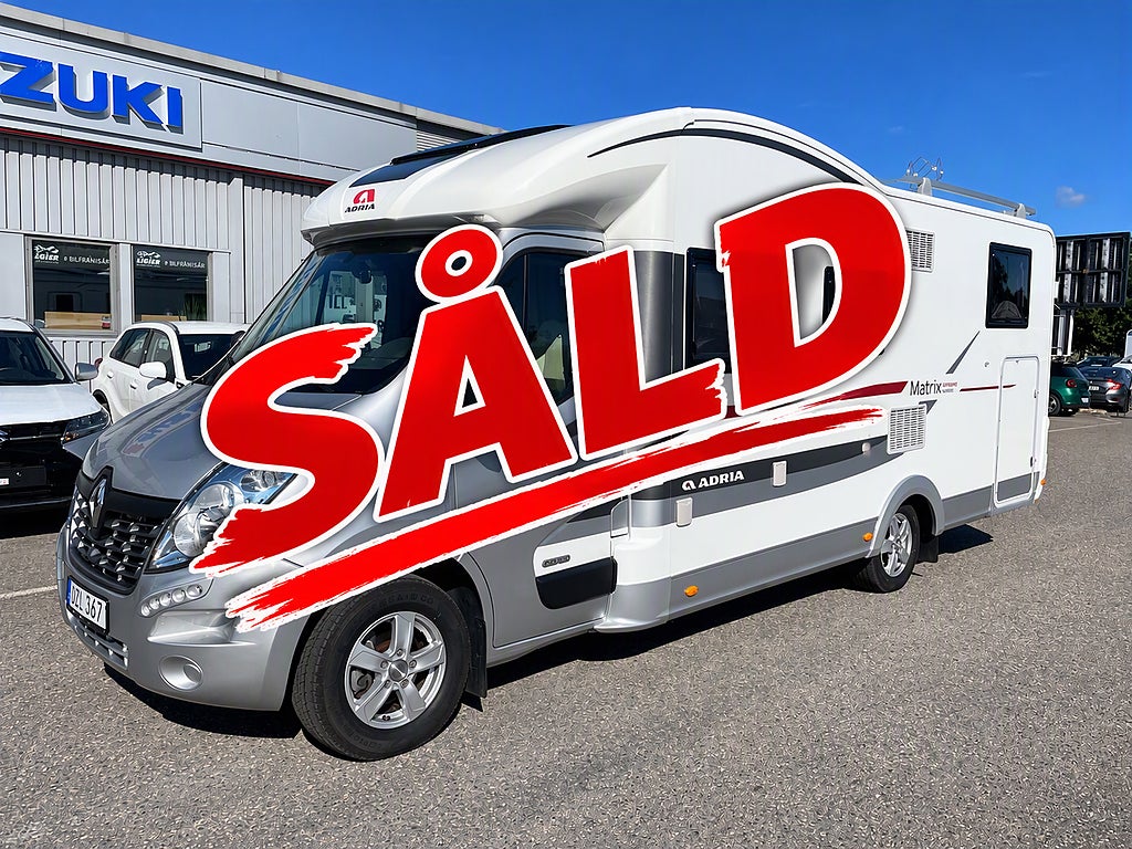 Adria MATRIX SUPREME M 687 SL Mässpris! Långbädd,Alde,Ugn,Taksäng