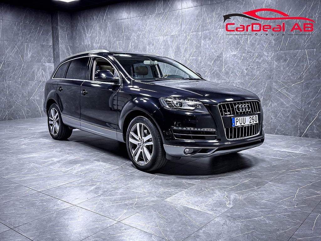 Audi Q7 3.0 TDI V6 Quattro 245hk 7-Sits Pano Värmare Navi Drag