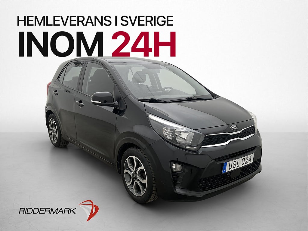 Kia Picanto 1.25 MPI 84hk Advance M&K-Värmare Kamera CarPlay