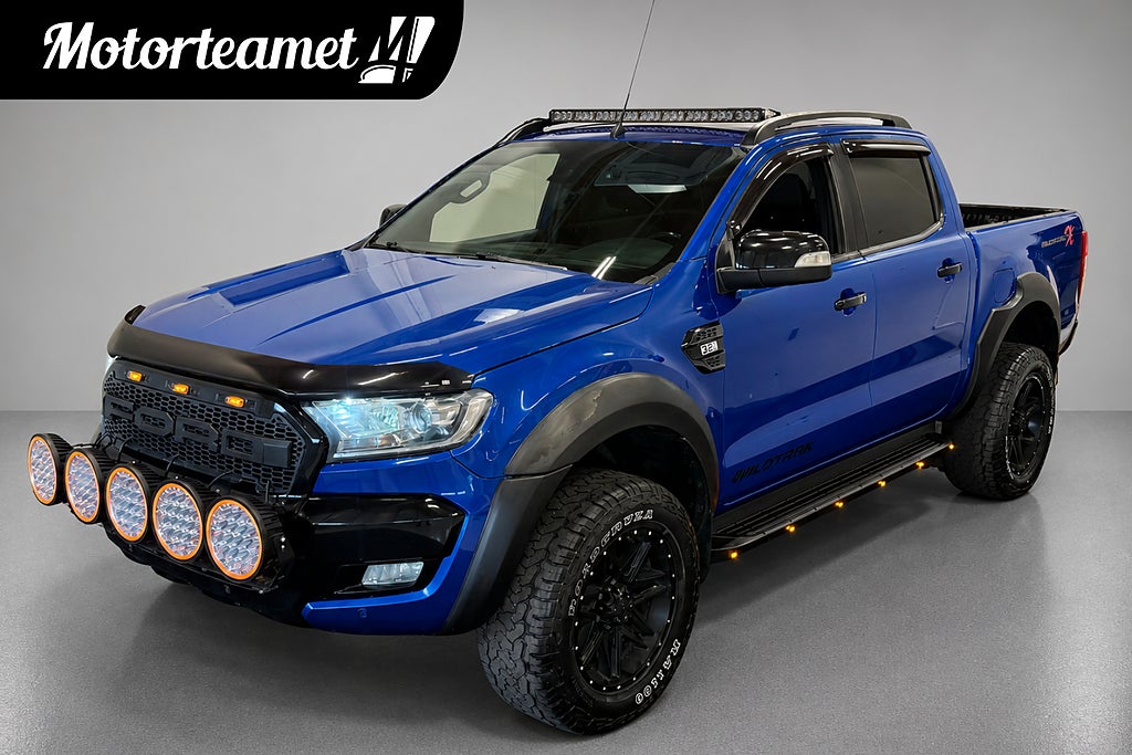 Ford Ranger Wildtrak X 3.2 TDCi 4x4 Ny Motor D-Värm DIRT W-Light Skin