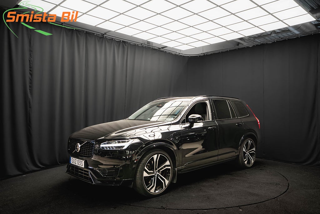 Volvo XC90 T8 ULTIMATE DARK 7-SITS B&W LUFT PANO DRAG 99%SoH MOMS