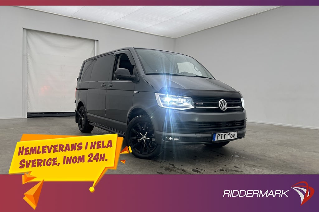 Volkswagen Transporter R 4M Värm LED Skinn Drag CARPLAY Moms