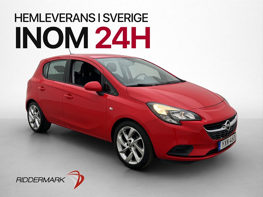 Opel Corsa 1.4 Manuell 90hk Enjoy P-Sensorer Rattvärme