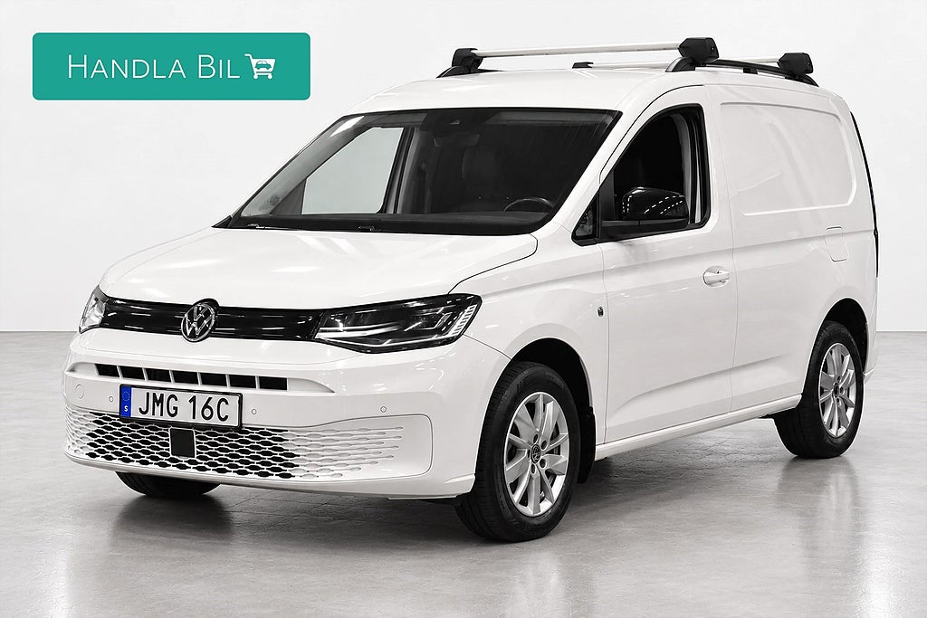 Volkswagen Caddy Cargo 2.0 TDI Inredd P-värm 1-brukare B-kam Moms Drag 102hk