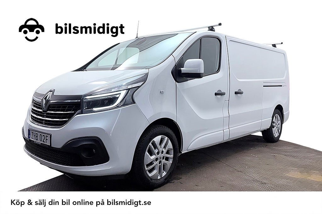Renault trafic Skåp 3.0t 2.0 L2 2xSidodörr Drag Värmare Navi Kamera 3sits