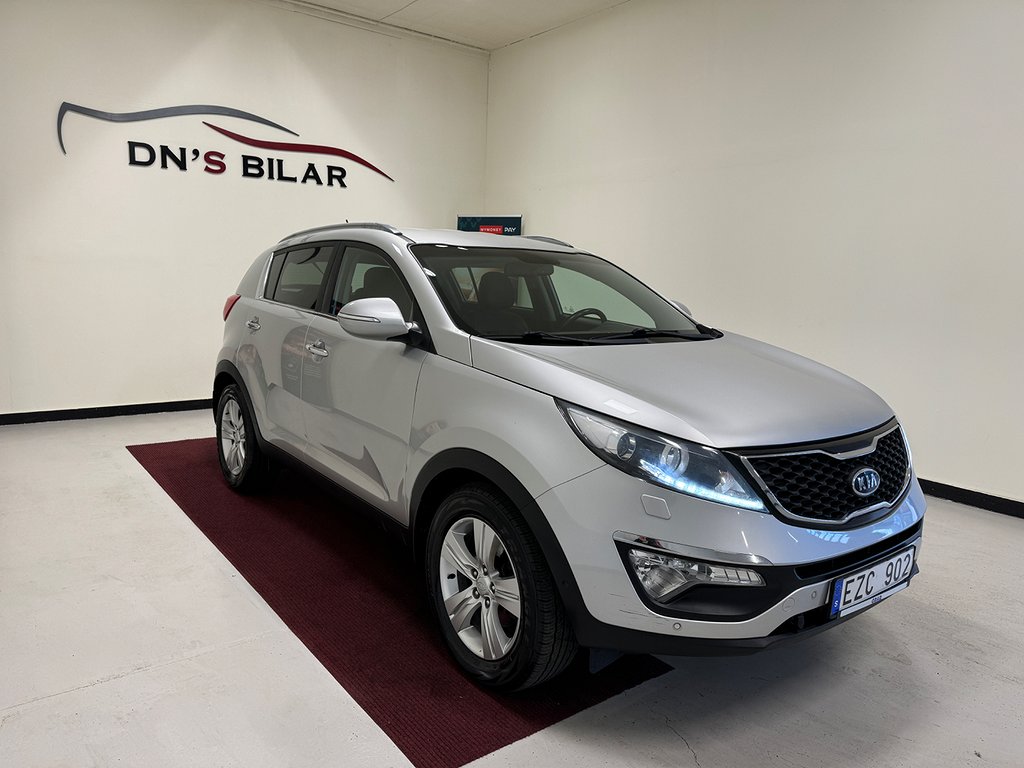 Kia Sportage 1.7 CRDi 115 hk Drag, Skinn, Nybesiktigad 