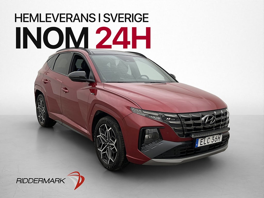 Hyundai Tucson 1.6 4WD N-Line Pano Drag 360° M/K-Värm MOMS