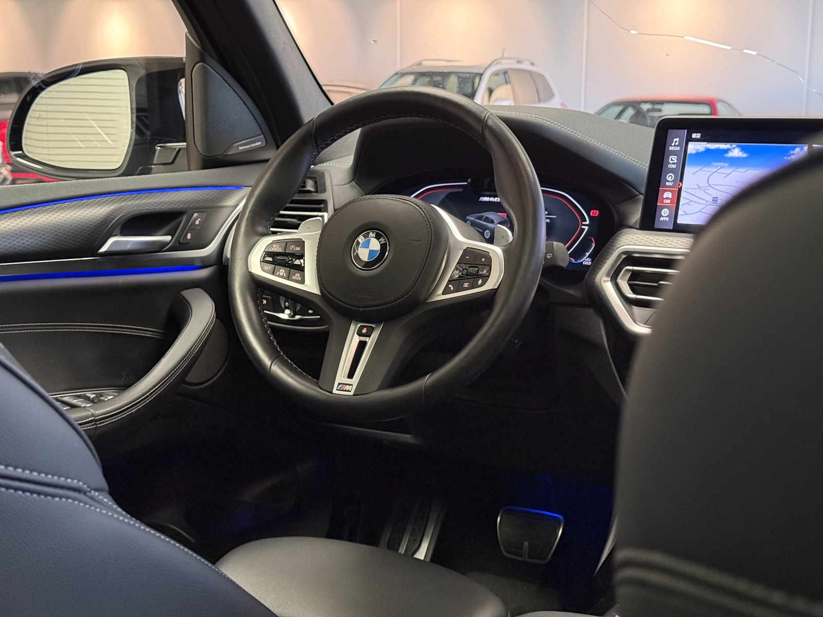 BMW X3 M40d 340hk | Drag | Panorama | Värmare 2022 - miniatyr 19