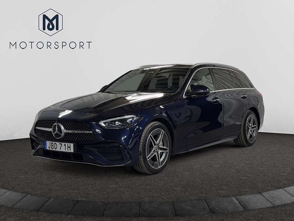 Mercedes-Benz C 300 T e AMG Line Dragkrok Navi 360 Kamera Adapt Farth
