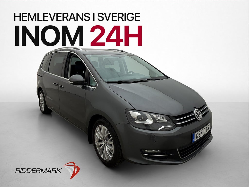 Volkswagen Sharan 2.0 TDI 184hk 4M GT 7-Sits Värmare Drag