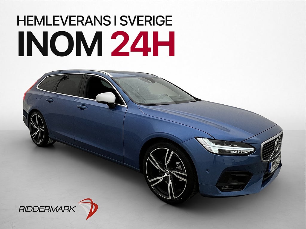 Volvo V90 T5 254hk R-Design Panorama Värmare Nav VOC Keyless