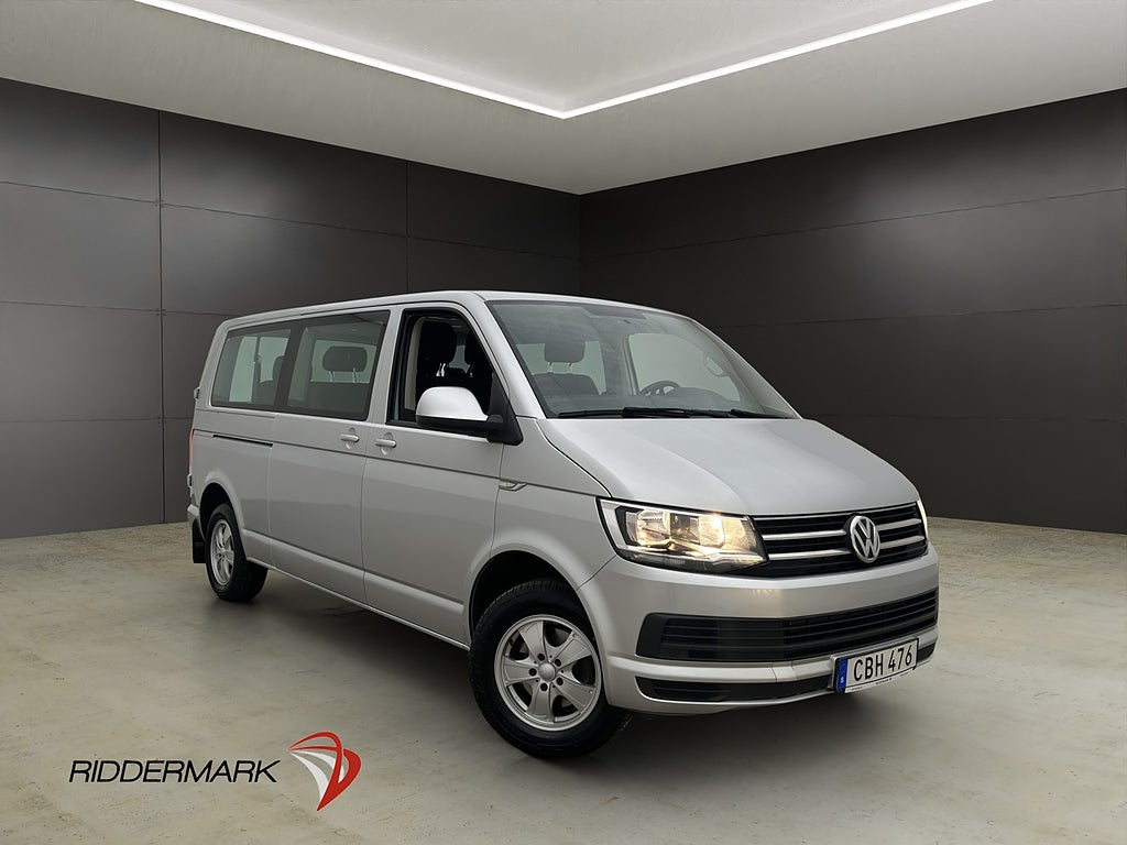 Volkswagen Caravelle Lång 9-Sit Värmare PDC Bluetooth Moms