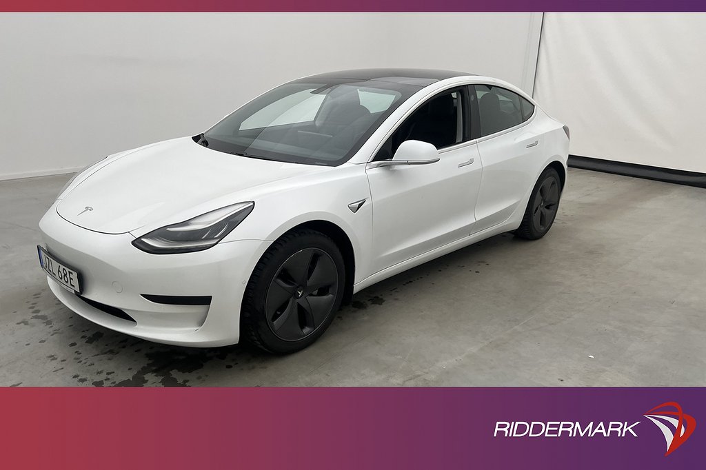 Tesla Model 3 Standard Range Plus 258hk Autopilot Svensksåld