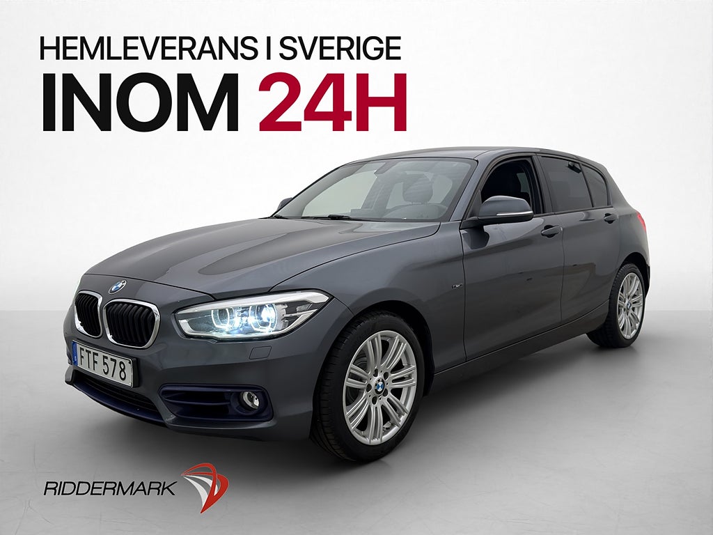 BMW 118 d Sport line Bluetooth Sensorer Farthållare