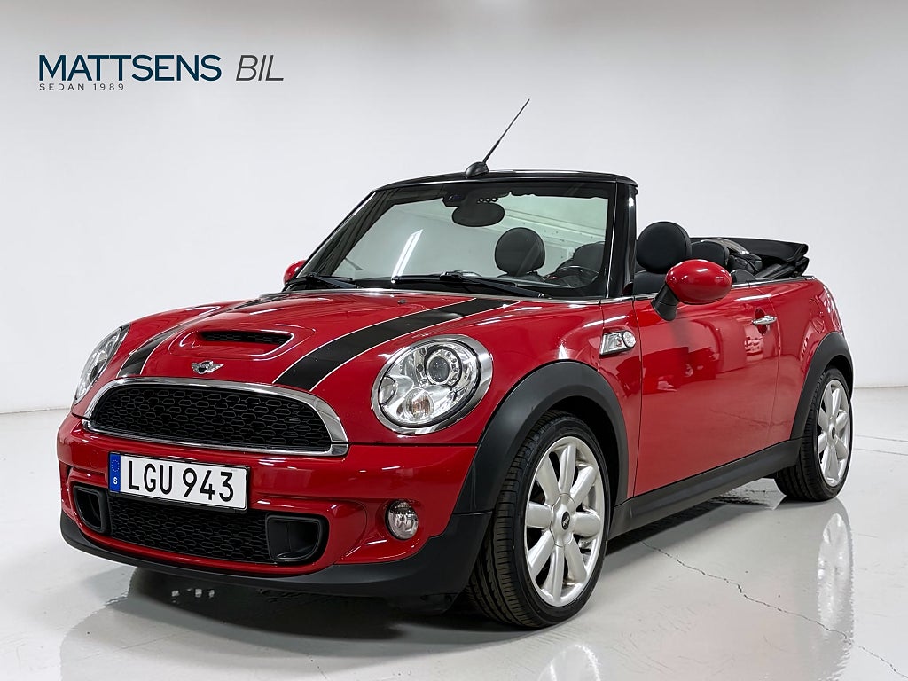 MINI Cooper S Convertible / 1428kr/mån / Helskinn / Harman & Kardon