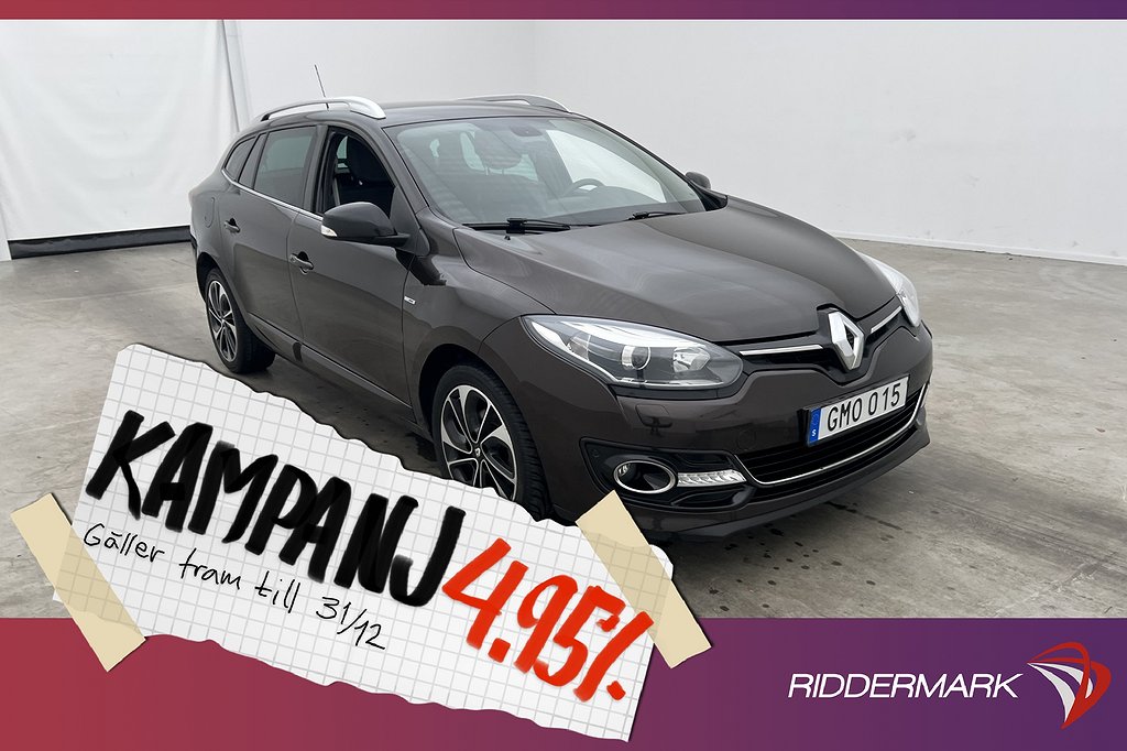 Renault Mégane Grandtour 1.5 dCi 110hk Bose Edt 4,95% Ränta