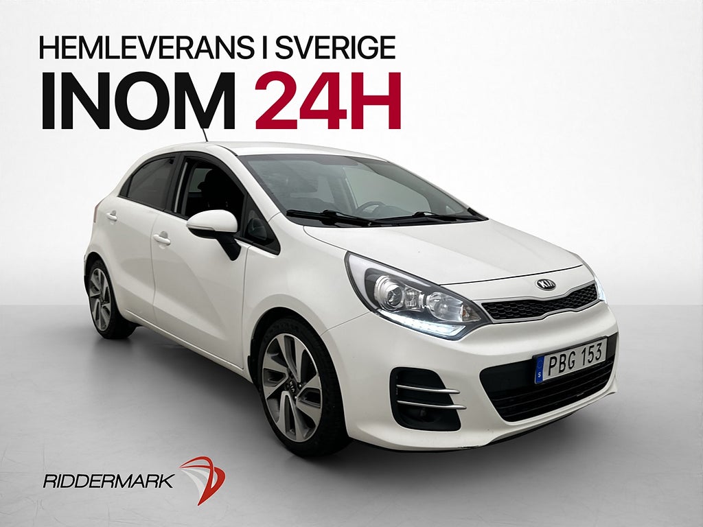 Kia Rio 1.2 84hk GLS Navi Kamera Bluetooth Farthållare