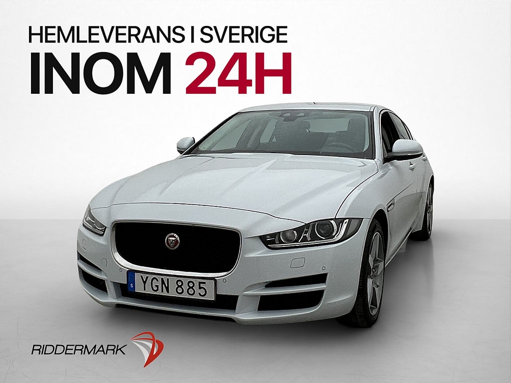 Jaguar XE 20d AWD 180hk B-Kamera Navi Drag Skinn